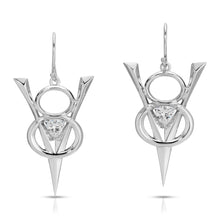 Load image into Gallery viewer, PSP1042 Sterling Silver & Cubic Zirconia Pendant