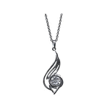 Load image into Gallery viewer, Pinstripes Jewelry Sterling Silver & Cubic Zirconia Pendant