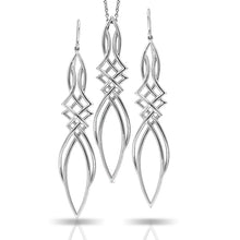 Load image into Gallery viewer, Pinstripes Fine Jewelry Earrings &amp; Pendant Set PSMS1006
