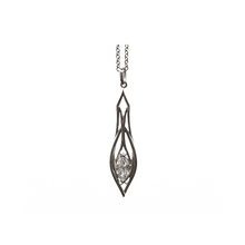 Load image into Gallery viewer, PSE1039 Sterling Silver &amp; Cubic Zirconia Earrings
