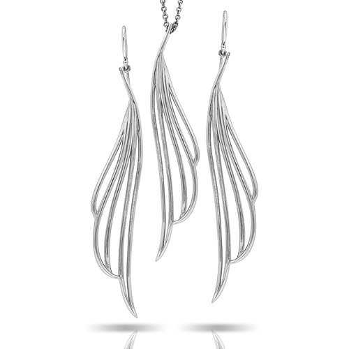 Pinstripes Fine Jewelry Earrings & Pendant Set PSMS1010