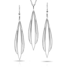 Load image into Gallery viewer, Pinstripes Fine Jewelry Earrings &amp; Pendant Set PSMS1015
