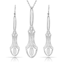 Load image into Gallery viewer, Pinstripes Fine Jewelry Earrings &amp; Pendant Set PSMS1027
